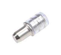 sourcing map Étagère Crochet Piquet 5x16mm Nickelé Support Manchon caoutchouc 100Pcs