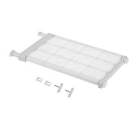 sourcing map Étagère extensible de 48 cm à 80 cm, organiseur de placard réglable de 6,3 x 24 cm, motif floral pour armoire, cuisine, chambre à coucher