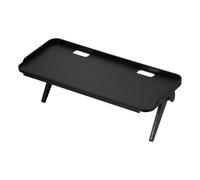 sourcing map Étagère supérieure pour écran TV, 30 x 12,4 cm, étagères réglables en plastique, supports supérieurs de moniteur, étagères de rangement universelles avec trou pour boîte multimédia