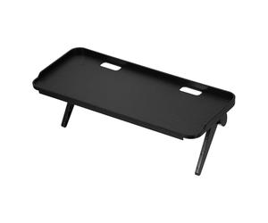 sourcing map Étagère supérieure pour écran TV, 30 x 12,4 cm, étagères réglables en plastique, supports supérieurs de moniteur, étagères de rangement universelles avec trou pour boîte multimédia