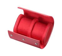 sourcing map Étui de voyage en cuir pour montre - Boîte de rangement pour montre - Organisateur pour homme et femme - 2 emplacements - Rouge