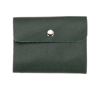 sourcing map Étui fin en cuir pour cartes de crédit, cartes de visite et d'identité, avec 24 emplacements pour homme et femme, vert