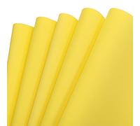sourcing map EVA Mousse Draps Jaune 19.7 pouce x 17.7 pouce 0.8mm Épais Artisanat Mousse Feuilles pour Costumes, Arts et Artisanat Projets Paquet de 5