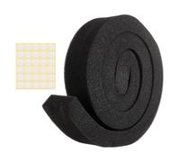 sourcing map EVE Lot de 1 bande d'étanchéité en mousse à cellules ouvertes pour climatiseur de 2,5 cm de large x 5,1 cm d'épaisseur, noir