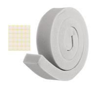sourcing map EVE Lot de 1 bande d'étanchéité en mousse à cellules ouvertes pour climatiseur de 2,5 cm de large x 5,1 cm d'épaisseur, gris