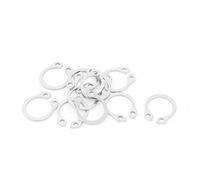 sourcing map Externe Circlip R Arbre à Ressort Clip Anneaux 12mm 10pcs