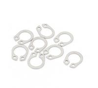 sourcing map Externe Circlip R Arbre à Ressort Clip Anneaux 8mm 10pcs