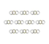 sourcing map F10-18M Poussée Billes Roulements 10mm x 18mm x 5.5mm Chrome Acier Unique Direction 10pcs