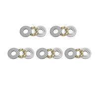 sourcing map F4-10M Poussée Billes Roulements 4mm x 10mm x 4mm Chrome Acier Unique Direction 5pcs