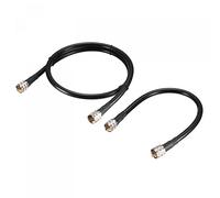 sourcing map Faible Perte RG213 RF Câble coaxial avec UHF Mâle PL-259 1 pied, 3 pieds 50 Ohm pour Micro-ondes Transmission 1 Ensemble