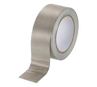 sourcing map Faraday Tissu Ruban 1.77" W x 65.62 Pieds Conducteur Tissu Tissu Adhésif Ruban Rouleau pour Ordinateur Portable Câble EMI Blindage