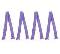 sourcing map Femmes léopards réglables Impression Soutien-Gorge Bretelles Remplacement Mode Bande élastique Violet Largeur: 0,59 po / 1,5 cm