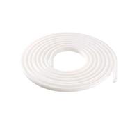 sourcing map Fente en T Montage Fenêtre Coupe-Froid Joint 7mm Ampoule Bulle pour 5mm Fente 5 Mètres Longs Blanc