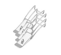 sourcing map Fermeture à Levier Fermoir 201 Acier Inox Ressort Chargé Basculer Loquet Capture Pince 118.5mm, 4pc