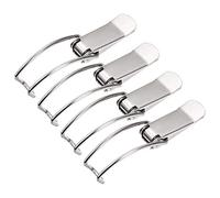 sourcing map Fermeture à Levier Fermoir 3.25 pouce Fer Ressort Chargé Basculer Loquet Verrou Agrafe Clip pour Tronc Boîtier Boîte Coffre 4Pcs