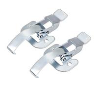 sourcing map Fermeture à Levier Fermoir 3.62 pouce Galvanized Dessin Verrou à Bascule avec Crochet en Acier à Ressort 2Pcs