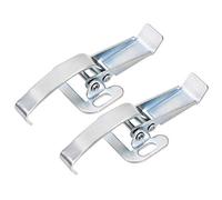 sourcing map Fermeture à Levier Fermoir 5.16 pouce Galvanized Dessin Verrou à Bascule avec Crochet en Acier à Ressort 2Pcs