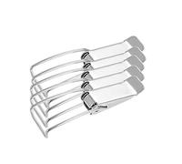 sourcing map Fermeture à Levier Fermoir Fer Ressort Chargé Basculer Loquet Capture Pince 87mm, 5pc