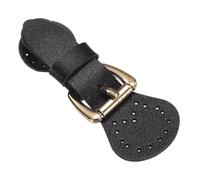 sourcing map Fermoir magnétique en cuir, boucle à bascule à coudre, Noir , 1 inches