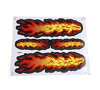 sourcing map Feu Flamme Coller Ornements Décoratifs Autocollants Autocollant Auto Voiture