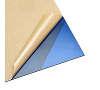 sourcing map Feuille acrylique coulée bleue transparente - 30,5 x 30,5 cm - Épaisseur de 3 mm - Tableau en plastique acrylique PMMA pour projets d'affichage de signalisation, travaux manuels