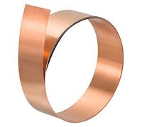 sourcing map Feuille de Cuivre en Rouleau, 100 cm x 2 cm x 0.05 mm Rouleau de Plaque de Cuivre, Bande de Cuivre pour Travaux Manuels, Réparations Électriques, Mise à la Terre