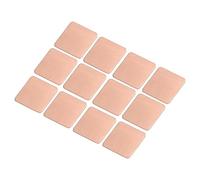 sourcing map Feuille de Cuivre pour Dissipateur Thermique 15mm x 15mm x 0.5mm pour refroidissements de Puce Électronique - Lot de 12