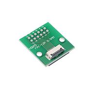 sourcing map FFC FPC 12 Broche 0.5mm 1mm Pas à Dip 2.0mm PCB Convertisseur Carte Couple Extension Adaptateur