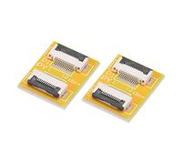 sourcing map FFC FPC Extension Carte PCB Prolonge ZIP HDD Connecteur 12 Broche 0.5mm Pas Unique Côté pour LCD 3D Imprimante Caméra DVD TV Portable Audio Paquet de 2