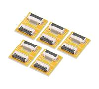 sourcing map FFC FPC Extension Carte PCB Prolonge ZIP HDD Connecteur 12 Broche 0.5mm Pas Unique Côté pour LCD 3D Imprimante Caméra DVD TV Portable Audio Paquet de 5