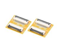 sourcing map FFC FPC Extension Carte PCB Prolonge ZIP HDD Connecteur 24 Broche 0.5mm Pas Unique Côté pour LCD 3D Imprimante Caméra DVD TV Portable Audio Paquet de 2