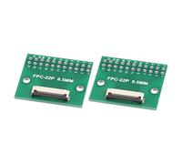 sourcing map FFC FPC PCB Convertisseur Carte 22 Broche 0.5mm Pas à DIP 2.54mm Unique Côté pour LCD 3D Imprimante Caméra DVD TV Portable Audio Paquet de 2