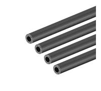 sourcing map Fibre Carbone Rond Tube 4mm x 2mm x 420mm Fibre Carbone Aile Tubulure Pultrusion pour RC Avion Quadcopter 4Pcs