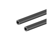 sourcing map Fibre Carbone Rond Tube 4mm x 2mm x 420mm Fibre Carbone Aile Tubulure Pultrusion pour RC Avion Quadcopter 2Pcs
