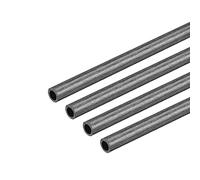 sourcing map Fibre Carbone Rond Tube 5mm x 3mm x 150mm Fibre Carbone Aile Pultrusion Tuyau Fonte pour RC Avion Quadcopter 4Pcs