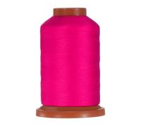 sourcing map Fil à coudre 40D/2 - 9100 m - En polyester - Pour couture de vêtements, chaussures, sacs, réparations, loisirs créatifs - Rose fluo