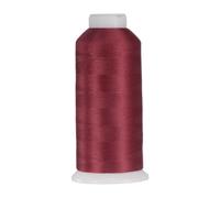 Sourcing Map Fil à coudre en polyester 120D/2 rouge bordeaux, 4 000 m, tout usage, pour machine à coudre à la main, broderie, matelassage, long bras