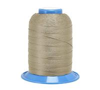 sourcing map Fil à coudre en polyester collé extra résistant pour couture manuelle et à la machine - 420D/0,45 mm - Kaki