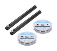 sourcing map Fil de coupe d'écran en molybdène avec poignée pour téléphone LCD Outil de réparation séparé 0,025 mm 100 m