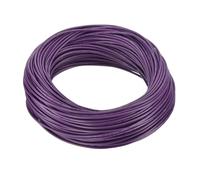sourcing map Fil de raccordement toronné en PVC 22 AWG, UL1015 600 V 50 m, violet 221 F pour connexion interne