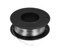 sourcing map Fil de résistance au chauffage Nichrome 80 Cr20Ni80 de calibre 24/0,5 mm haute température pour réparation de composants électroniques, noir