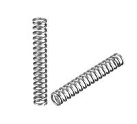 sourcing map Fil Diamètre 0.047",Diamètre Externe 0.31", Libre Longueur 1.97" Ressort Acier Bobine Étendue Comprimé Ressort 10pcs