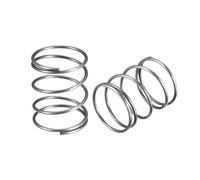 sourcing map Fil Diamètre 0.05",Diamètre Externe 0.79", Libre Longueur 1" Ressort Acier Bobine Étendue Comprimé Ressort 10pcs