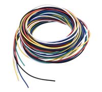 sourcing map Fil électrique flexible en PVC de calibre 24 - 3 m - 24 AWG - UL1007 - 6 couleurs - 1,5 mm de diamètre - Pour modélisme et appareils électriques - Connexion interne