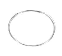 sourcing map Fil en titane doux TA2 pour travaux manuels, fabrication de bijoux, travaux manuels, soudure électrique, 3 m x 1,6 mm (argenté)