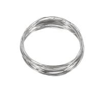 sourcing map Fil en titane TC4 pour travaux manuels, fabrication de bijoux, travaux manuels, soudure électrique, 3 m x 0,25 mm, calibre 30 (argenté)