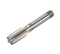 sourcing map Fil Fraisage Fil Taraud M18 x 1,5 Métrique Gauche Main Machine HSS Haute Vitesse Acier Non revêtu 4 Droit Cannelures Vis Taraud H2 Tolérance