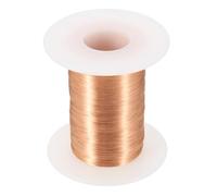 sourcing map Fil magnétique 22 AWG, fils de cuivre émaillé de calibre 22, fil de bobine magnétique de 113,4 g pour moteur de transformateur électrique, grade F 155 degrés Celsius, couleur cuivre