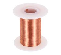sourcing map Fil magnétique 40 AWG, fil de cuivre émaillé de calibre 40, fil de bobine magnétique de 113,4 g pour transformateur, moteur, électrique, 155C (311F)