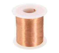 sourcing map Fil magnétique 42 AWG, fils de cuivre émaillé de calibre 42, bobine magnétique de 453,6 g pour moteur de transformateur électrique, grade F 311 Fahrenheit (155 Celsius), couleur cuivre